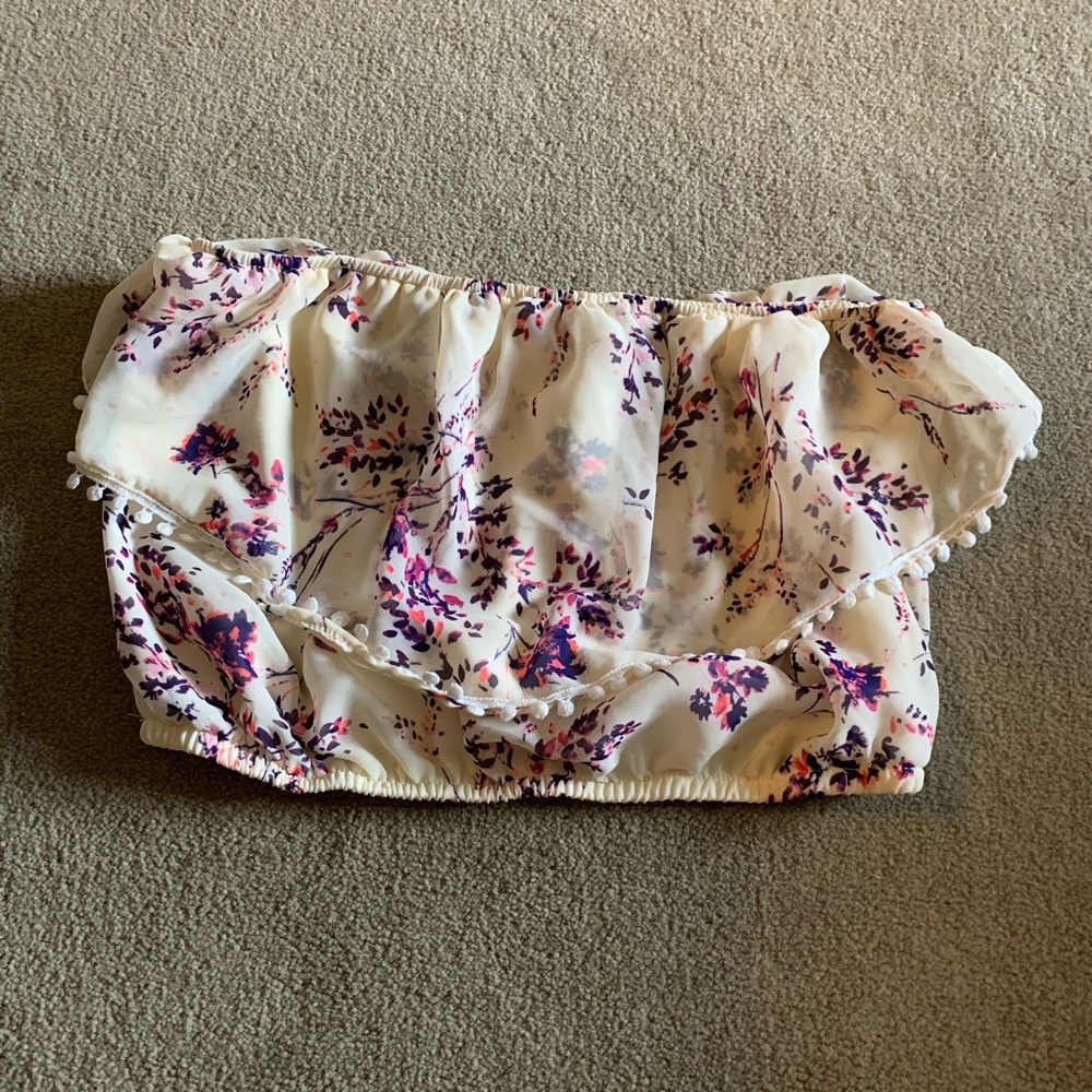 Tube top blouse